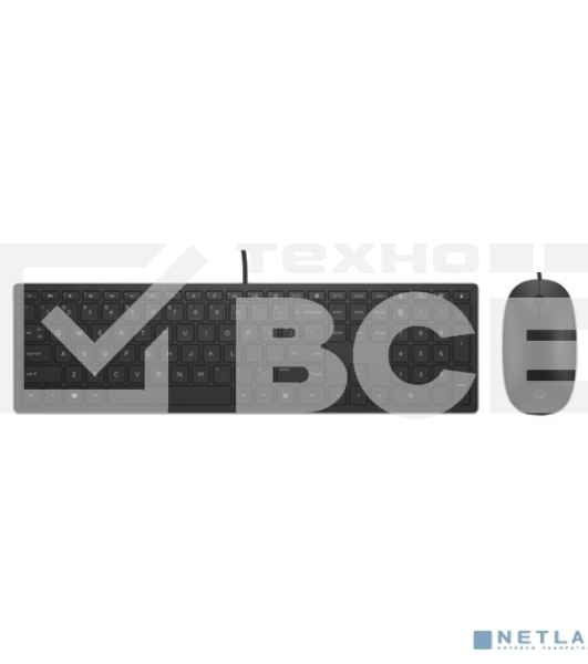 Клавиатура+мышь HP PAV WiredCombo Keyboard 400