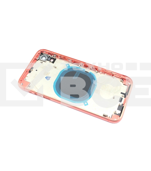 Задняя крышка (корпус) в сборе с рамкой для Apple iPhone XR coral