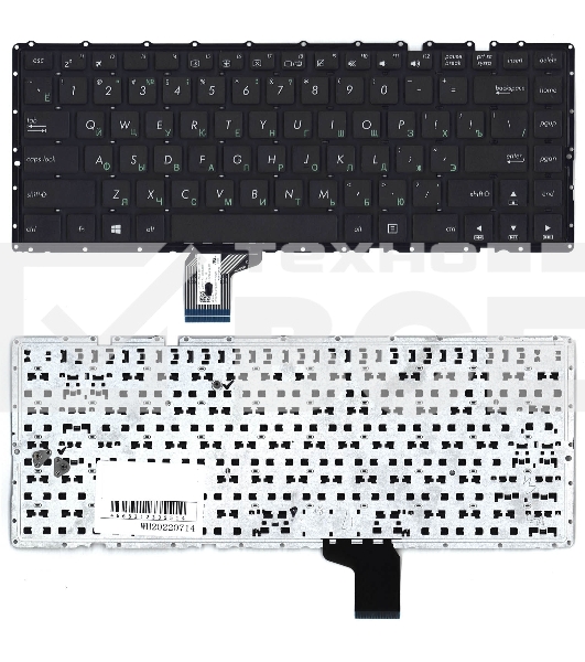 Клавиатура для ноутбука Asus K401L A401 черная