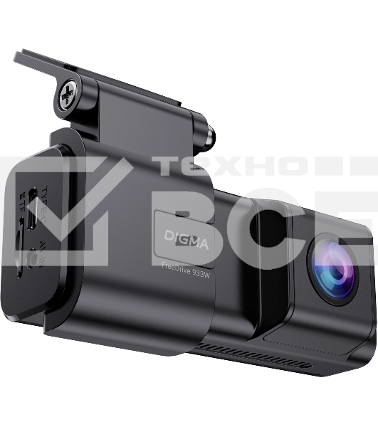 Видеорегистратор Digma FreeDrive 933W черный 4Mpix 1440x2560 1440p 110гр. SA 223