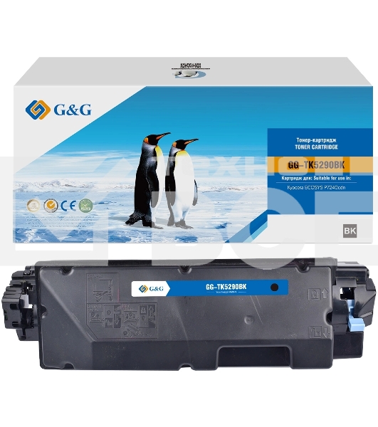 Картридж лазерный G&G GG-TK5290BK (TK5290BK) черный (17000 стр.) для Kyocera ECOSYS P7240cdn