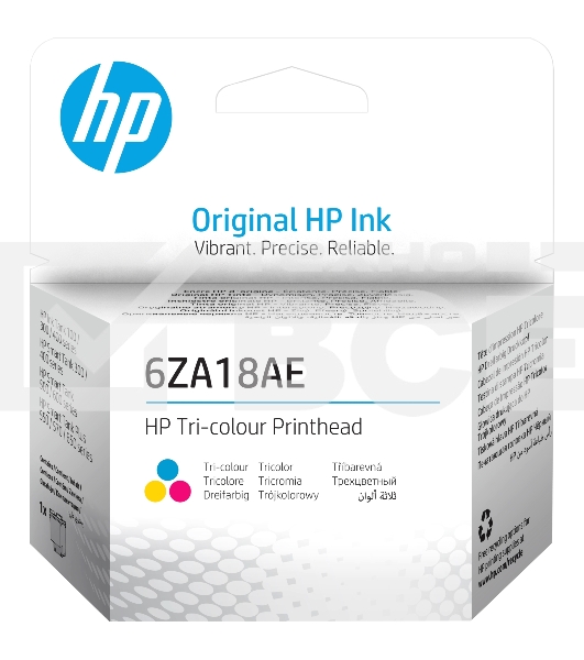 Печатающая головка HP 6ZA18AE многоцветный для HP InkTank 100/300/400 SmartTank 300/400/500/600 SmartTankPlus 550/570/650