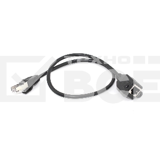 Удлинитель RJ45 папа-мама для монтажа на корпус 0.5 м