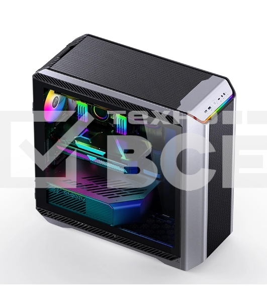 Корпус без блока питания Case JONSBO D500, Full-Tower, TG, 3x140mm ARGB, 2xUSB-A 3.2 + 1xUSB-C 3.2, E-ATX, ATX, mATX, mITX Silver