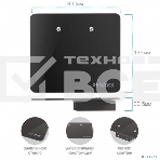 Кронштейн-подставка для DVD и AV систем Kromax MICRO-MONO черный макс.5кг настенный, фото11