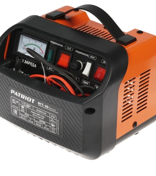 Устройство пуско-зарядное PATRIOT BCT-30 Boost 220В±15% 900Вт 12/24В зарядmax23А 55-270А/ч 7.3кг