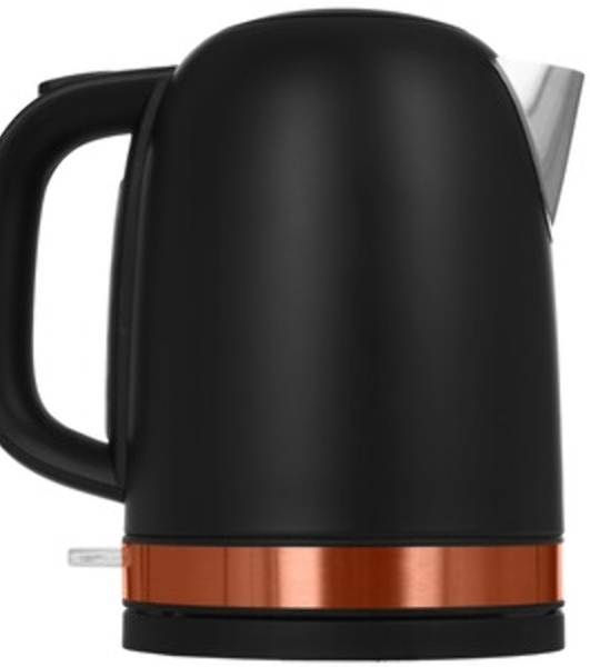 Чайник электрический BRAYER BR1005BK 2200 Вт.1.7 л, STRIX, сталь окраш, термометр, черный