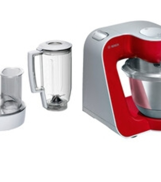 Кухонный комбайн Bosch MUM58720 1000Вт красный/серебристый