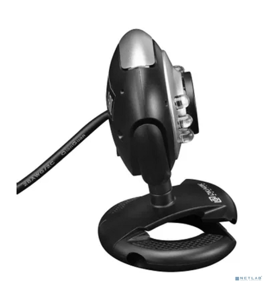 Веб-камера OKLICK OK-C8825 640x480, 30 кадр/с, USB Type-A, микрофон, черный/белый