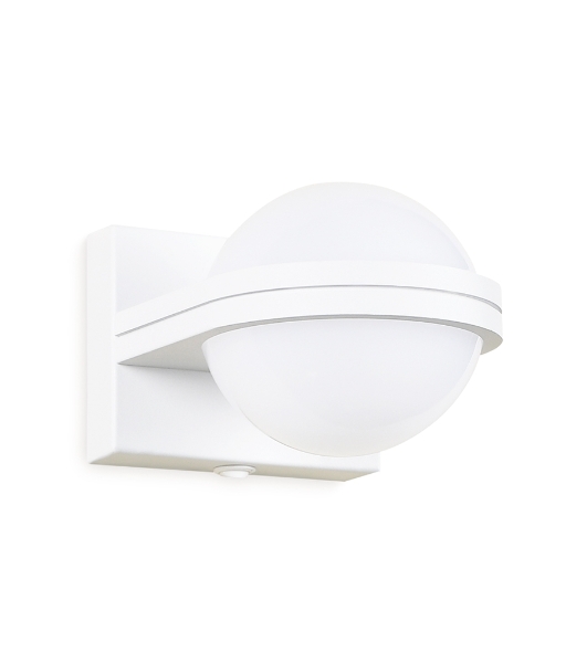 Настенный светодиодный светильник Ambrella light FW555 SWH белый песок LED 3000K 5W 80*80*138