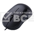 Мышь проводная Oklick 115S черный, 1200 dpi, USB, кнопки - 3, фото 1