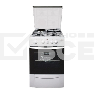 Комбинированная плита Darina F KM341 323 W, 50х56см, 3 газ. конфорки + 1 эл. горелка, эл. духовка