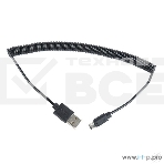 Кабель Cablexpert USB 2.0 Pro, AM/microBM 5P, 1.8м, витой, черный, пакет (CC-mUSB2C-AMBM-6), фото2