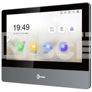 Видеодомофон Hikvision DS-KH8350-TE1 серебристый