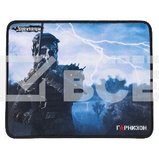 Коврик для мыши Гарнизон GMP-100, игровой, дизайн-игра Survarium, ткань/резина, размеры 200 x 250 x 3 мм