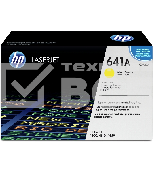 Картридж лазерный HP C9722A желтый для Color LJ 4600 Series 8000 стр.