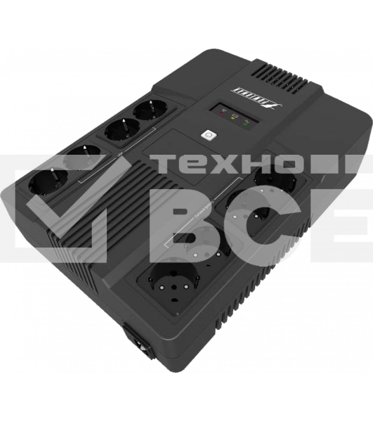 Источник бесперебойного питания Powerman Brick 1000, линейно-интерактивный
