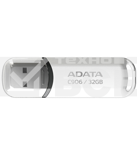 Флеш диск ADATA Flash Drive 32Gb C906 AC906-32G-RWH {USB2.0, White}