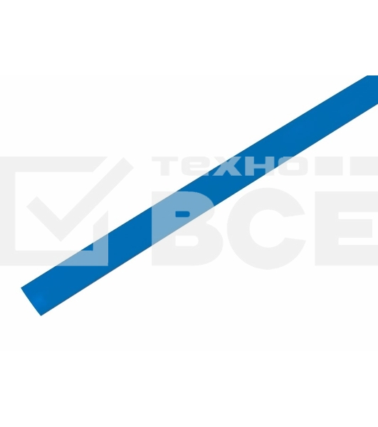 Термоусаживаемая трубка Rexant 9,0/4,5 мм, синяя, упаковка 50 шт. по 1 м
