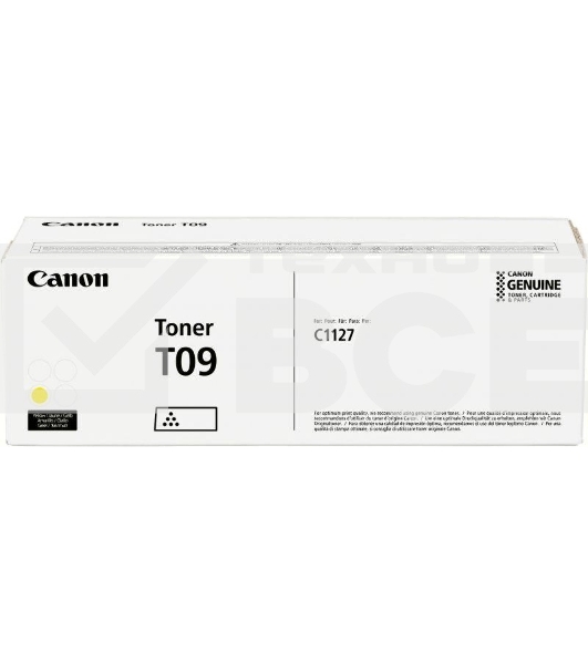 Тонер Canon T09 YL 3017C006 желтый туба для копира i-SENSYS X C1127iF, C1127i, C1127P