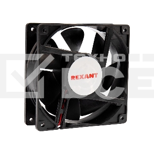 Вентилятор для корпуса Rexant RХ 12038MS 12 VDC черный, 120 мм, 2300 об/мин, 36 дБ, 2 pin