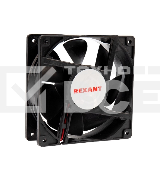Вентилятор для корпуса Rexant RХ 12038MS 12 VDC черный, 120 мм, 2300 об/мин, 36 дБ, 2 pin