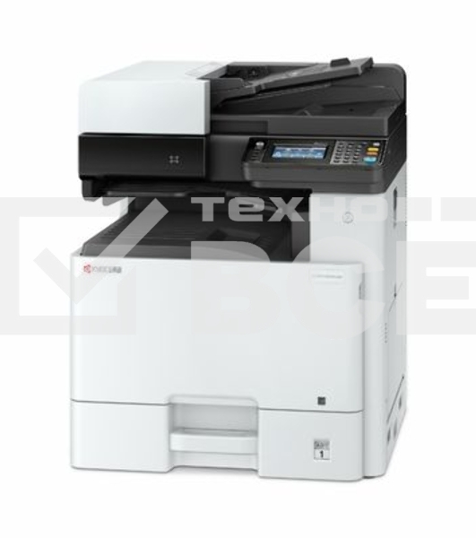 МФУ лазерный Kyocera Ecosys M8124cidn (1102P43NL0), A3, цветной, печ. до 24 стр/мин. (А4) до 12 стр/мин. (А3), скан. до 50 стр/мин., 1200 x 1200 dpi (печать) 600x600dpi (скан.), USB, RJ-45, NFC, Air Print, Mopria