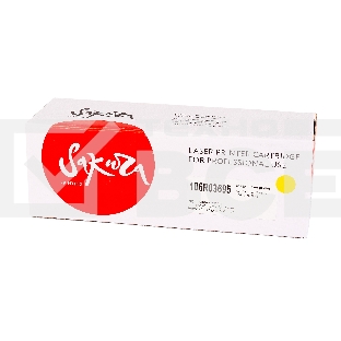 Картридж Sakura 106R03695 для Xerox Phaser 6510, WC 6515, желтый, 4300 к.