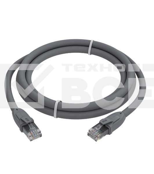 Патч-корд GCR прямой 7.5m UTP кат.6, серый, 24 AWG, ethernet high speed, RJ45, T568B, GCR-52596