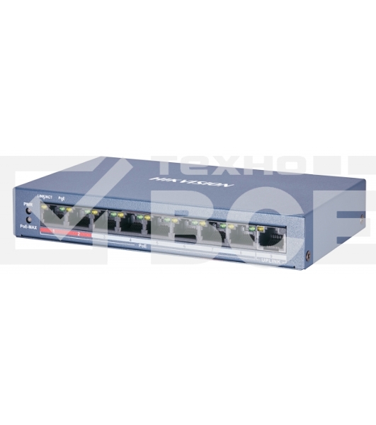 Коммутатор Hikvision DS-3E0109P-E/M(B) 9x100Mb 8PoE+ 58W неуправляемый