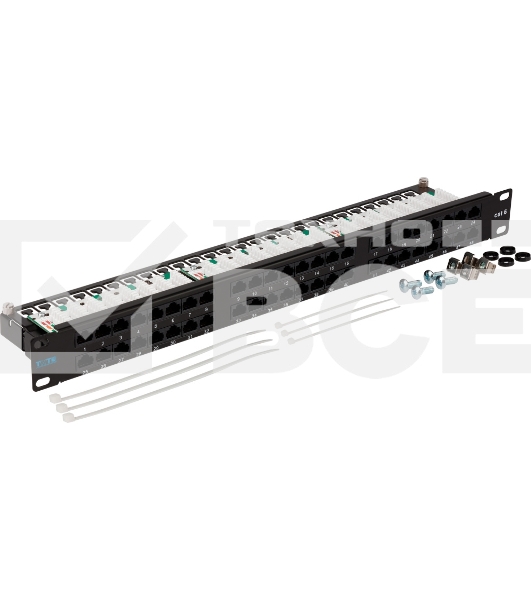 Патч-панель Lanmaster TWT-PP48/1U-U6 19