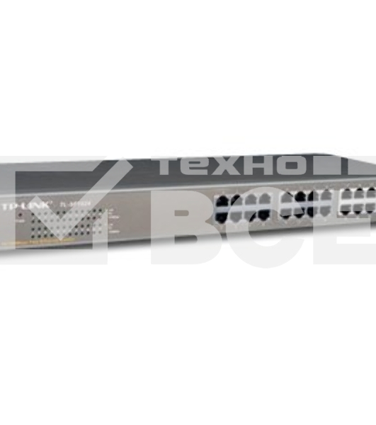 Сетевой коммутатор TP-Link SMB TL-SF1024 Коммутатор 24-port 10/100M Switch, 1U 19-inch rack-mountable steel case