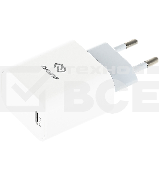 Сетевое зарядное устройство Digma DGW2C 3A PD белый