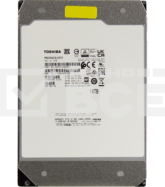 Жесткий диск Toshiba HDD  SATA 18Tb 3.5