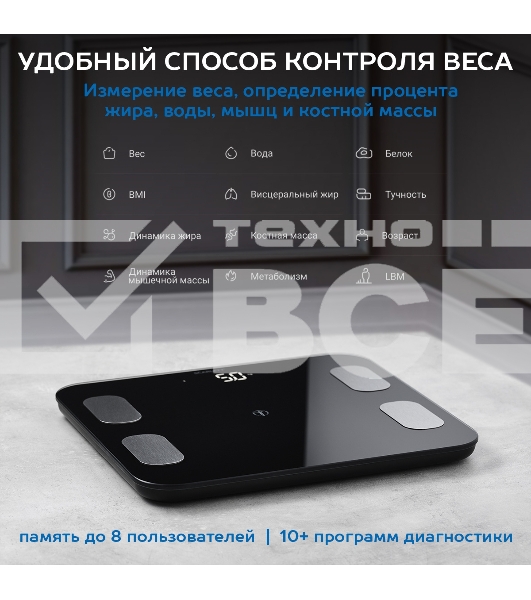 Весы Scarlett SC-BS33ED46 (черный)