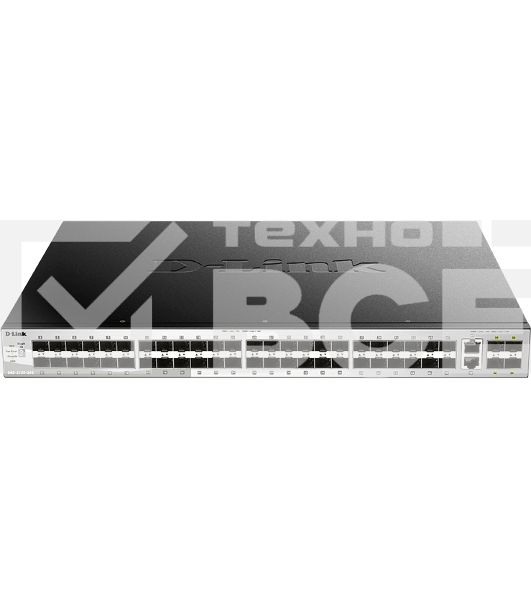 Коммутатор DGS-3130-54S Managed L3 Stackable Switch 48x1000Base-X SFP, 2x10GBase-T, 4x10GBase-X SFP+, CLI, 1000Base-T Management, RJ45 Console, USB, RPS, Dying Gasp