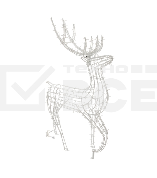 Фигура объемная Neon-night Олень 115х195 см, 528 LED, IP65, цвет свечения белый
