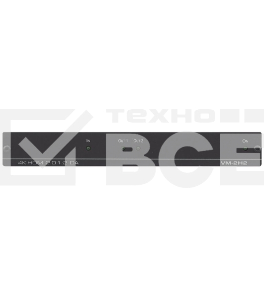 Усилитель-распределитель Kramer Electronics [VM-2H2] 1:2 HDMI UHD; поддержка 4K, HDMI 2.0