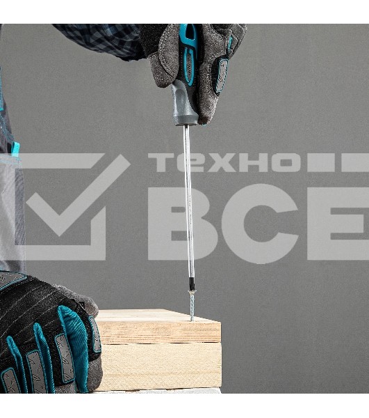 Отвертка Gross 12142 PH1 x 150мм S2, трехкомпонентная ручка