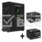 Комплект Источник бесперебойного питания EX295998RUS + батарея 26Aч EX282970RUS 2шт (инвертор, синус, для котла, настенный) ExeGate FineSine SX-1500.LCD.AVR.2SH <1500VA/1050W, чистая синусоида, цветной LCD-дисплей, AVR, 2*Schuko, линейно-интерактивный, кр, фото2