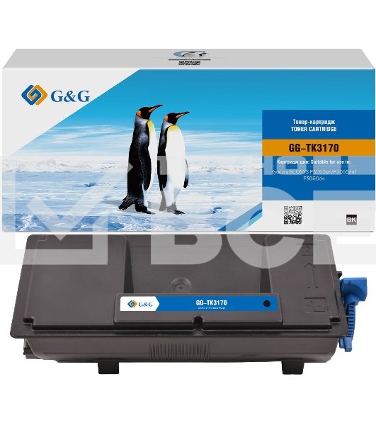 Картридж лазерный G&G GG-TK3170 черный (15500стр.) для Kyocera ECOSYS P3050dn/P3055dn/P3060dn