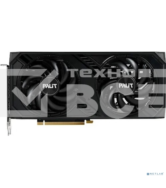 Видеокарта Palit PA-RTX4070 DUAL 12GB  PCIE16 12288Mb 192 GDDR6X 1920/21000 HDMIx1 DPx3 HDCP Ret