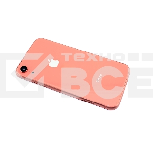 Задняя крышка (корпус) в сборе с рамкой для Apple iPhone XR coral