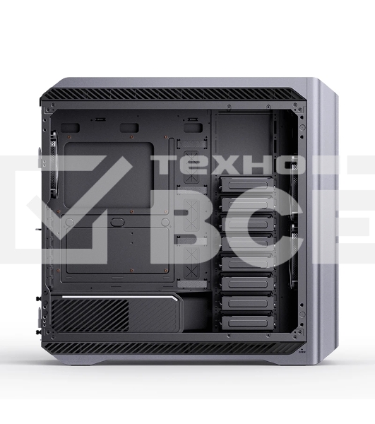 Корпус без блока питания Case JONSBO D500, Full-Tower, TG, 3x140mm ARGB, 2xUSB-A 3.2 + 1xUSB-C 3.2, E-ATX, ATX, mATX, mITX Silver