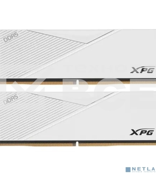 Оперативная память XPG Lancer, DDR5, 32GB (2x16GB), 6000MHz, CL30, DIMM, с радиаторами, белый