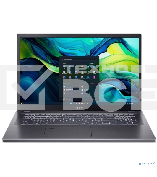 Ноутбук Acer Aspire 17 A17-51M-54AL NX.JERER.001 Silver 17.3' FHD Intel Core i5-1334U/16Gb/512Gb SSD/NoOS