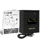 Источник бесперебойного питания ExeGate Smart LB-2200.LCD.AVR.4SH.USB (2200VA/1300W, цветной LCD, AVR, 4*Schuko, USB, батарея 12V 9Ah - 2 шт., металлический корпус, Black), фото18