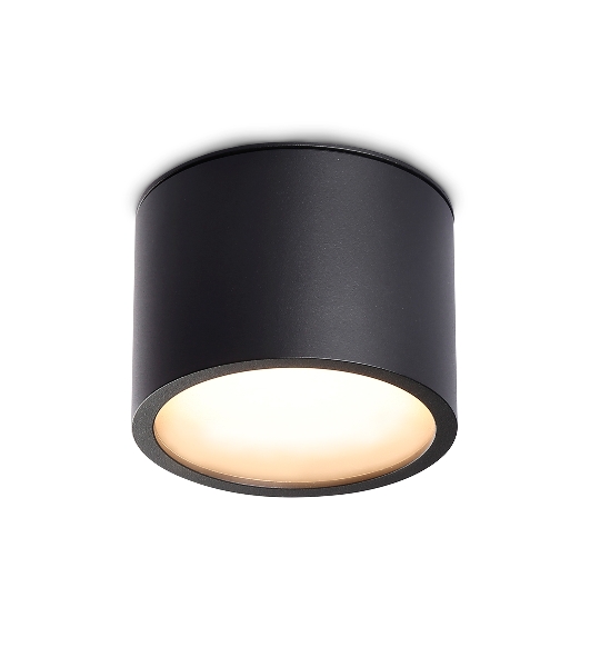 Светильник Ambrella light TN6551 BK черный IP44 GX53 max 15W D82*60