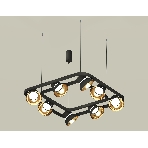 Светильник Ambrella light XB9182081/8 SBK/PYG/CL черный песок/золото желтое полированное/прозрачный GX53 (С9182, N8145), фото3