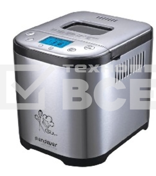 Хлебопечка Endever Skyline MB-52, 710Вт, 15 программ, таймер 15ч, сохранение уст. прогр., авт. термостат, автоподогрев 60 мин